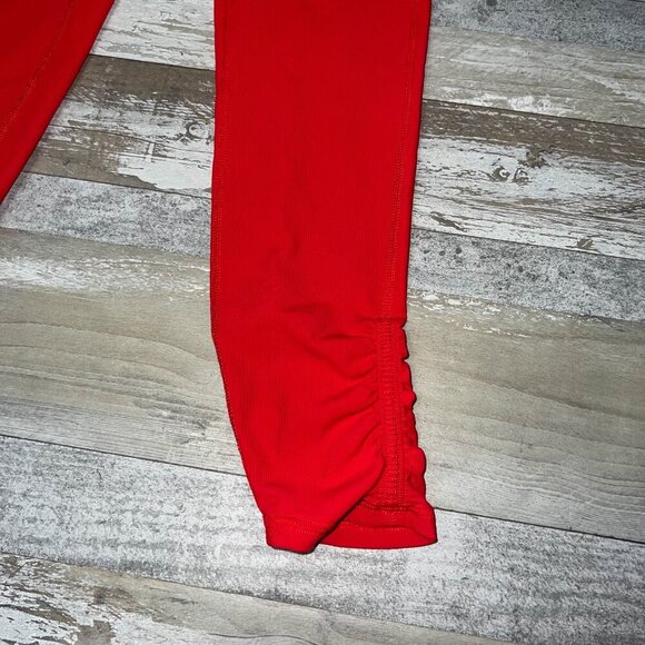 Wilo The Label High Rise Leggings Red Size S - Picture 3 of 6